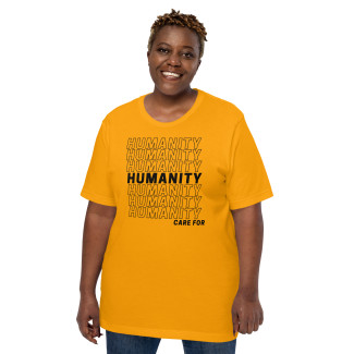 Humanity Unisex Relaxed Fit T-shirt Gold