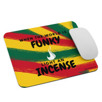Funky World Culture Flame Mouse Pad