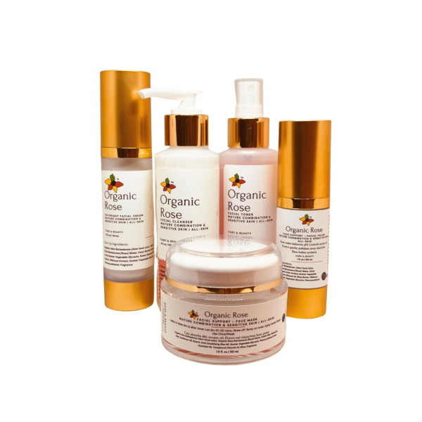Organic Rose Skin Care Set Organic Rose Skin Care Set