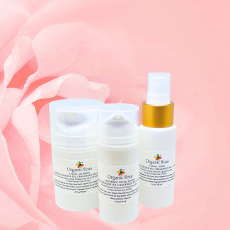 Organic Rose Skin Care Set